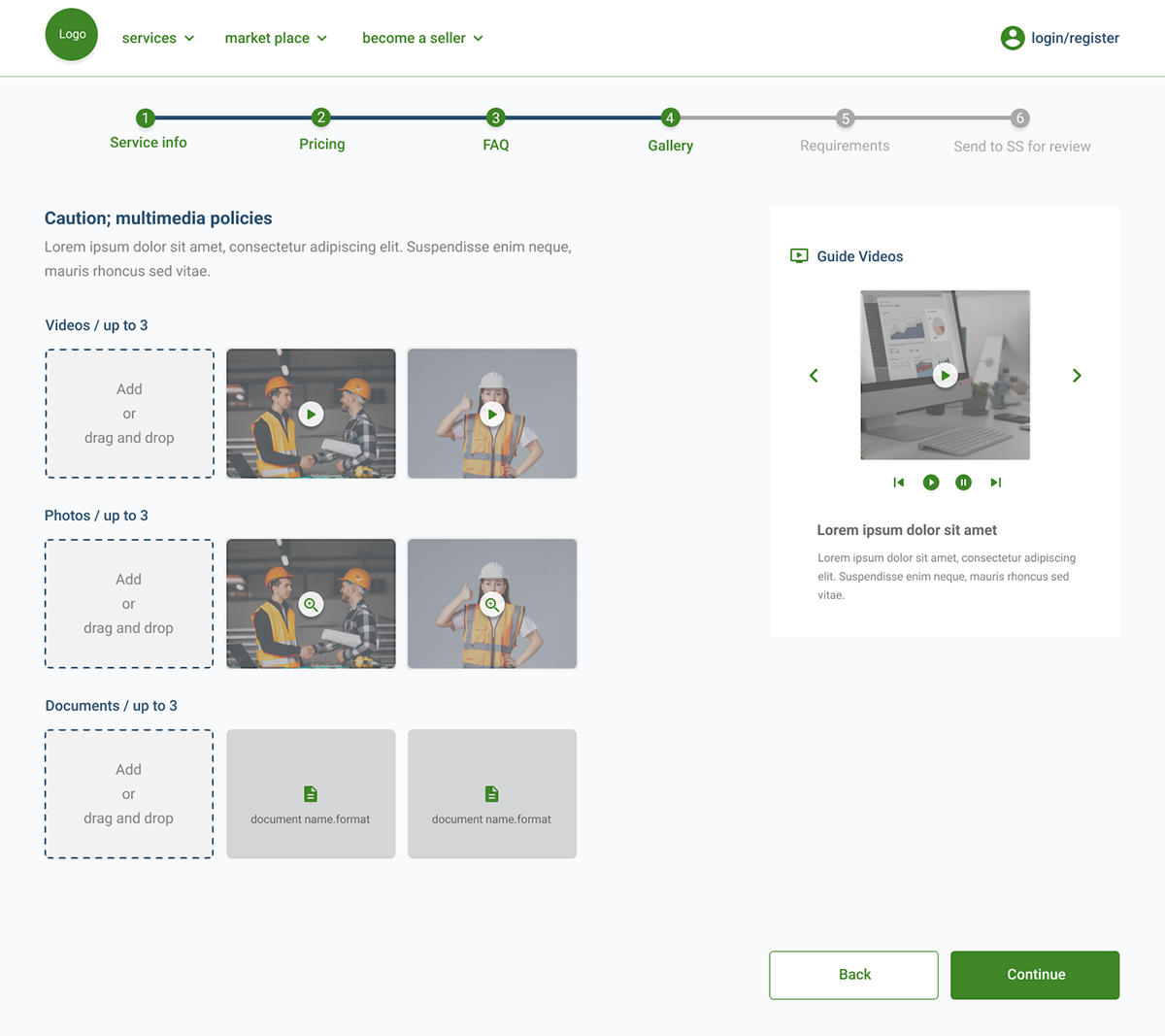 Service Marketplace